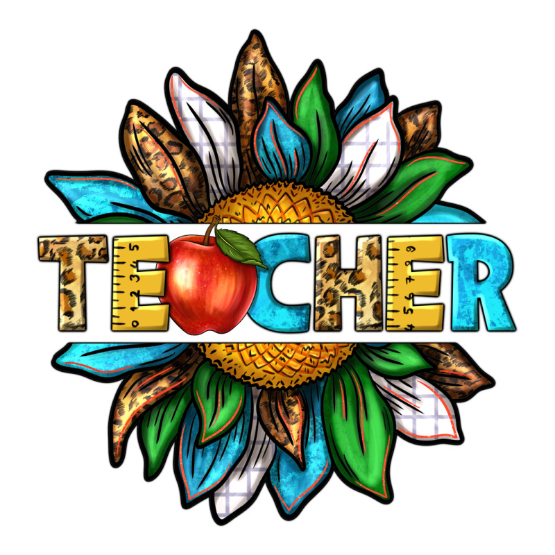 Teacher Sunflower Tbw Premium Tee by texasbilliewilder | Teevron