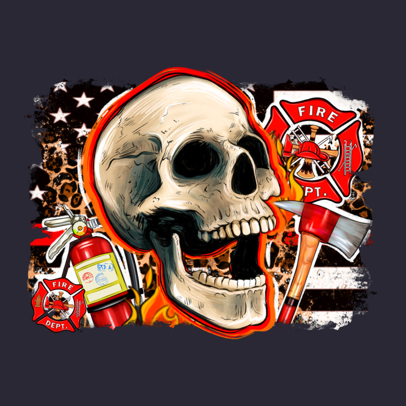 Firefighter Skull Vintage Tee by AdoDesignShop | Teevron