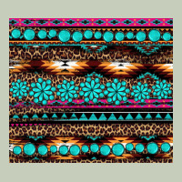 Leopard Aztec Turquoise Jewelry Long Sleeve Tee | Teevron