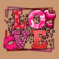 Love Valentine's Day Leopard Frame Heavyweight Hoodie | Teevron