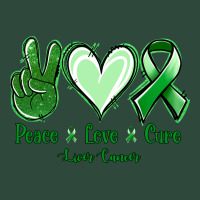 Peace Love Cure Liver Cancer Zipper Hoodie | Teevron