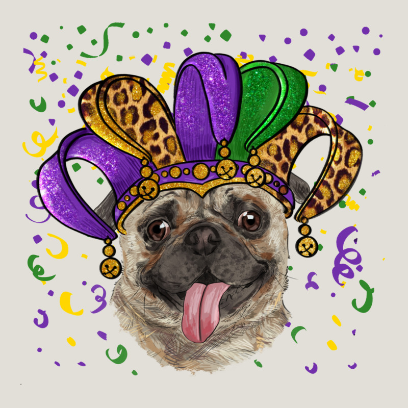 Mardi Gras Hat Pug Heavy Core Tee by RanaPortraitStore | Teevron