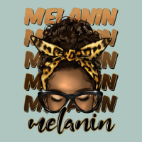 Melanin Afro Messy Bun Premium Sweatshirt | Teevron