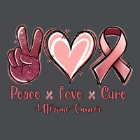 Peace Love Cure Uterine Cancer Zipper Hoodie | Teevron
