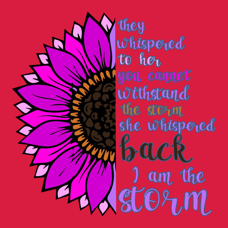 I Am The Storm Sunflower Premium Hoodie by Bettercallsaul | Teevron