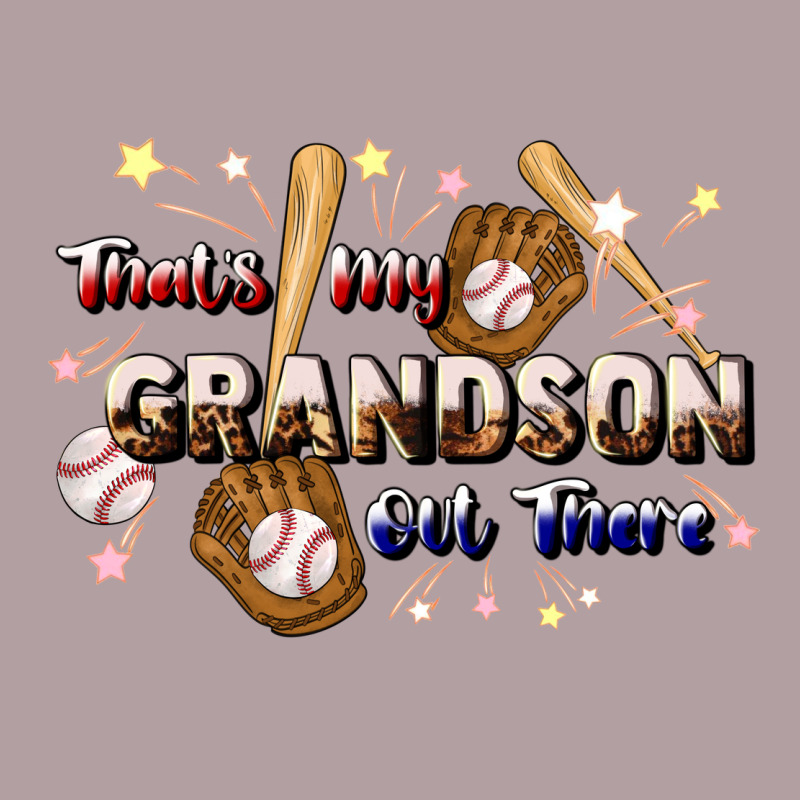 That's My Grandson Out There Baseball Vintage Hoodie by JahusDesignShop | Teevron