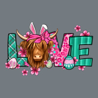 Love Easter Floral Longhaired Cow Heavyweight Sweatshirt | Teevron