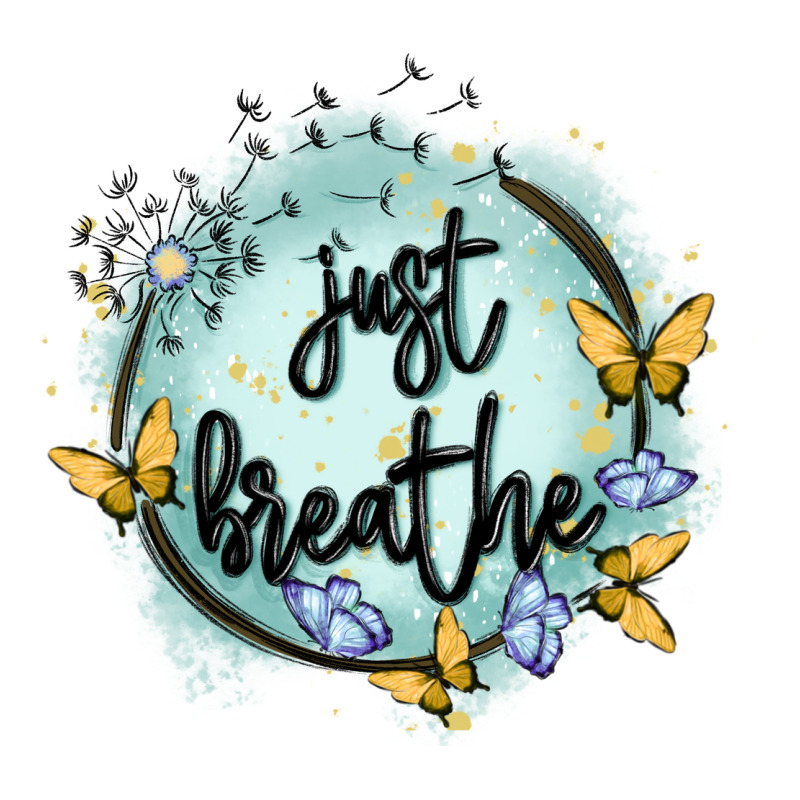 Just Breathe Zipper Hoodie by MaliasSmallBusiness | Teevron