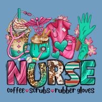 Nurse Coffee Scrubs Rubber Gloves Urban Heavy Tee | Teevron