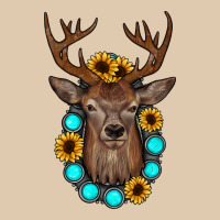 Deer Gemstone Sunflower Heavyweight Sweatshirt | Teevron