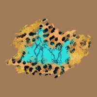 Glitter Leopard Turquoise Patch Classic Tee | Teevron