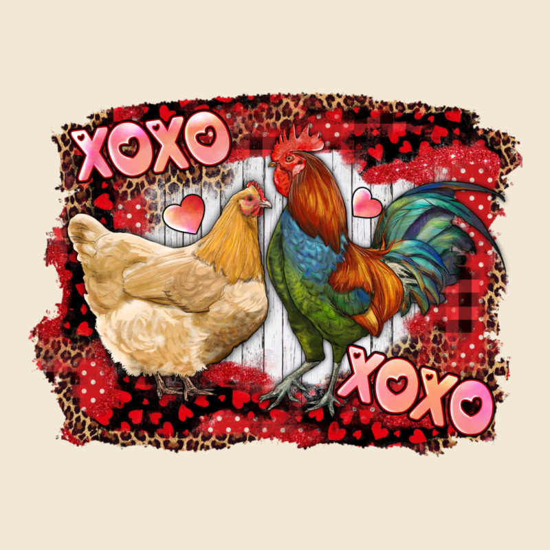Xoxo Rooster And Chicken Ladies Tee by RanaPortraitStore | Teevron