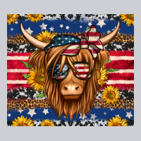 4th Of July Longhaired Cow Tumbler Heavyweight Sweatshirt | Teevron