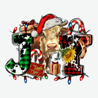 Joy And Cow Christmas Candies And Letters Urban Heavy Tee | Teevron