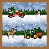 Christmas Snow Truck Seamless Pattern Vintage Tee | Teevron