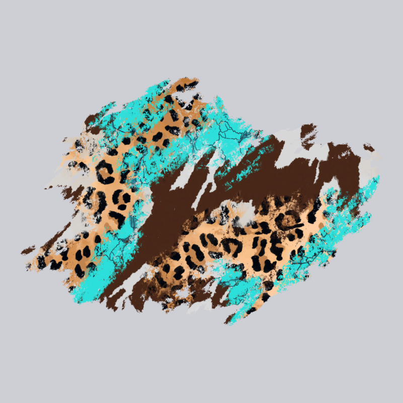 Cowhide Leopard Turquoise Patch Classic Tee by AdoDesignShop | Teevron