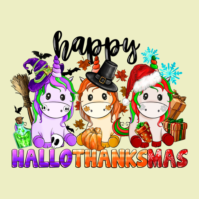 Happy Hallothanksmas Unicorn Urban Hoodie by CowGirlArtShop | Teevron