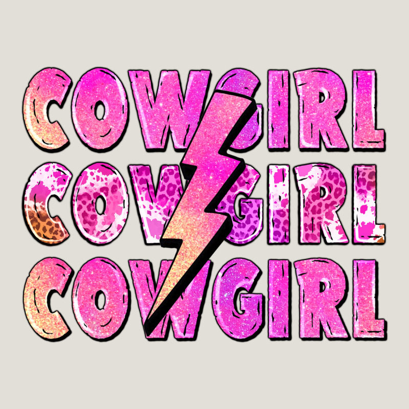 Cowgirl Cowgirl Lightning Bolt Heavy Core Tee by Zillion Design Studio | Teevron