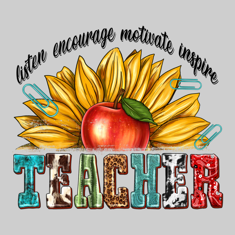 Teacher With Sunflower Premium Tee by texasbilliewilder | Teevron