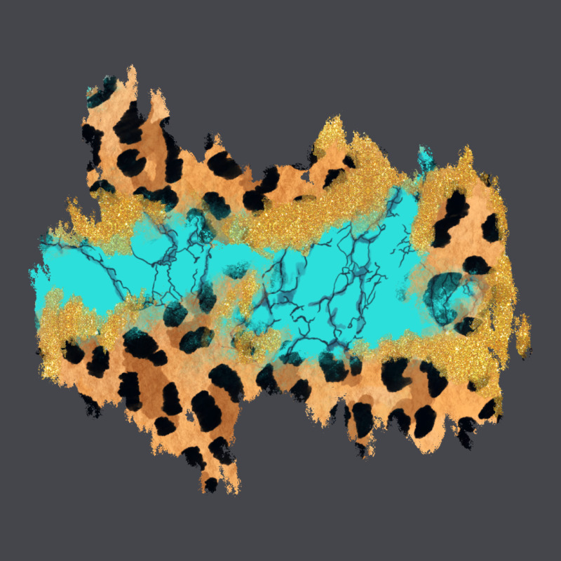 Glitter Leopard Turquoise Patch Classic Tee by AdoDesignShop | Teevron