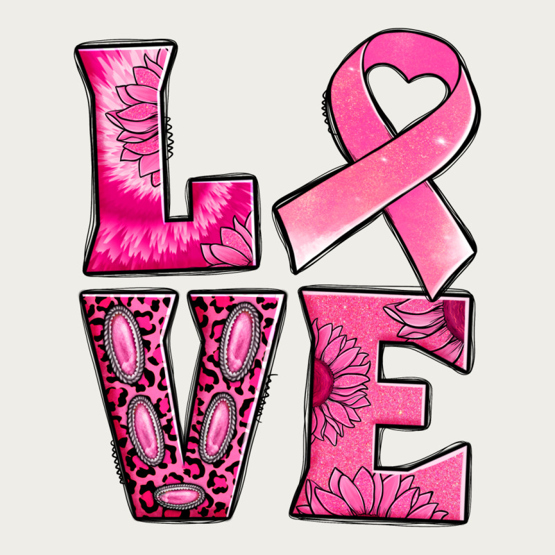 Breast Cancer Love Zipper Hoodie by NancyCooperArtShop | Teevron