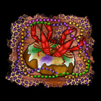 Mardi Gras King Cake Crawfish Premium Tee | Teevron