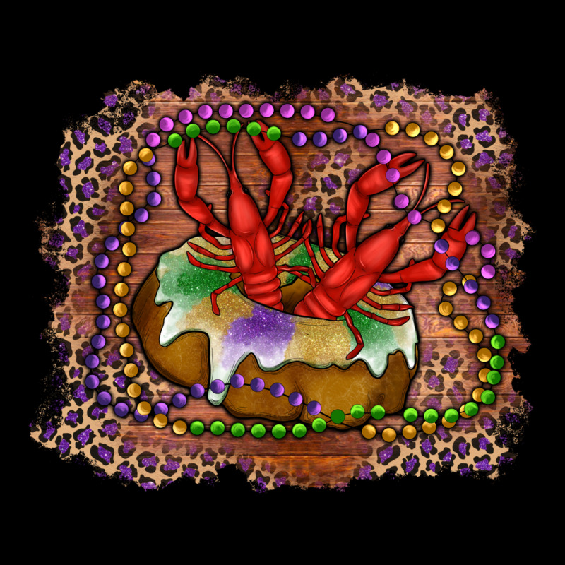 Mardi Gras King Cake Crawfish Premium Tee by RanaPortraitStore | Teevron