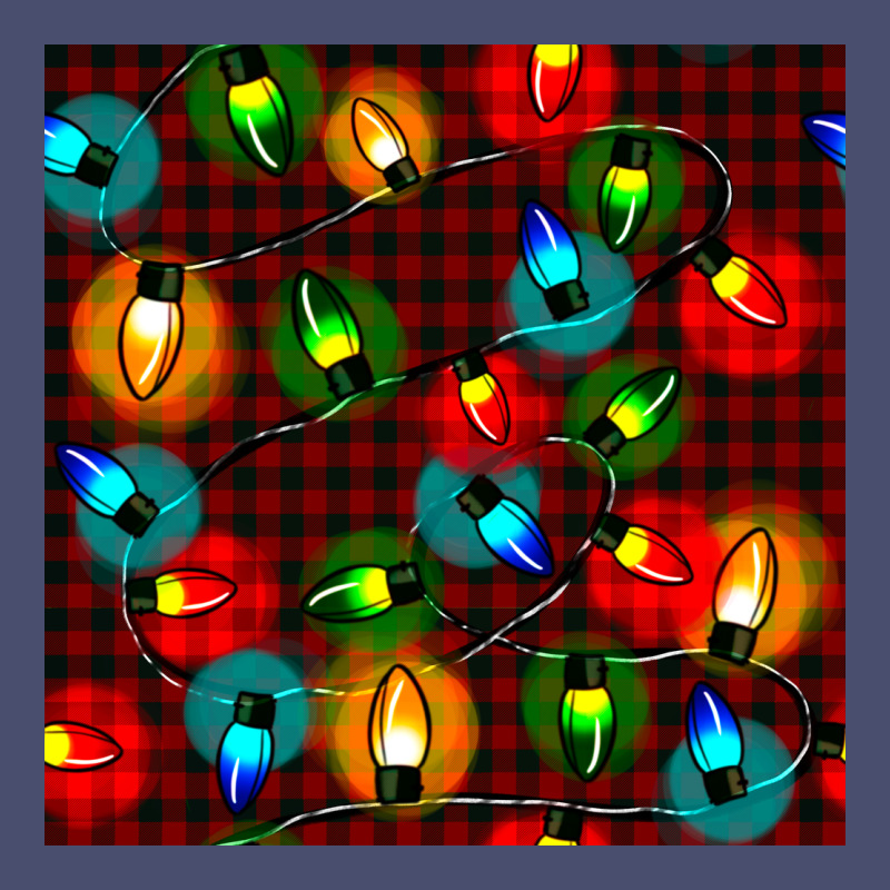 Christmas Lights Seamless Pattern Vintage Tee by BundleAndBundleShop | Teevron