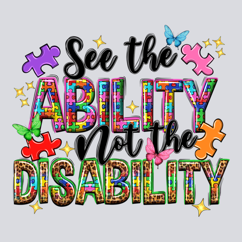 See The Ability Not The Disability Zipper Hoodie by NancyCooperArtShop | Teevron