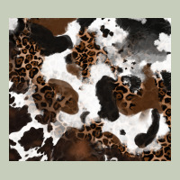 Cowhide And Leopard Pattern Ladies Tee | Teevron