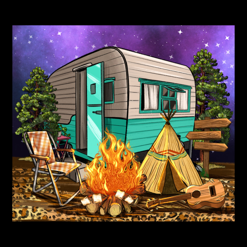 Camping Ladies Tee by RanaPortraitStore | Teevron