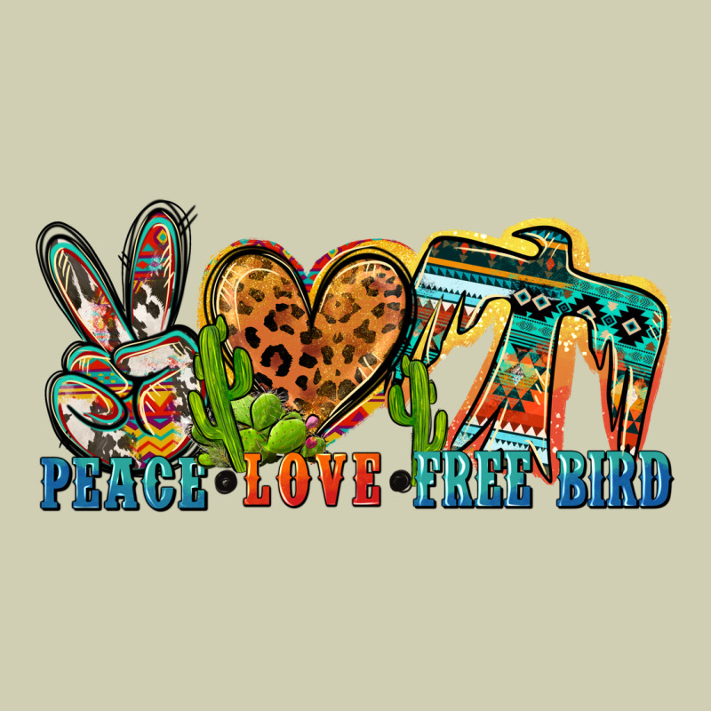 Peace Love Free Bird Heavy Core Tee by Zillion Design Studio | Teevron