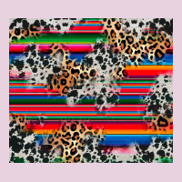 Cowhide Leopard Serape Ladies Tee | Teevron