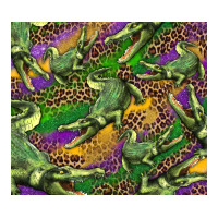 mardi gras louisiana crocodile leopard | Teevron