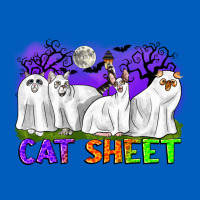 Cat Sheet Ghost Cats Halloween Urban Hoodie | Teevron