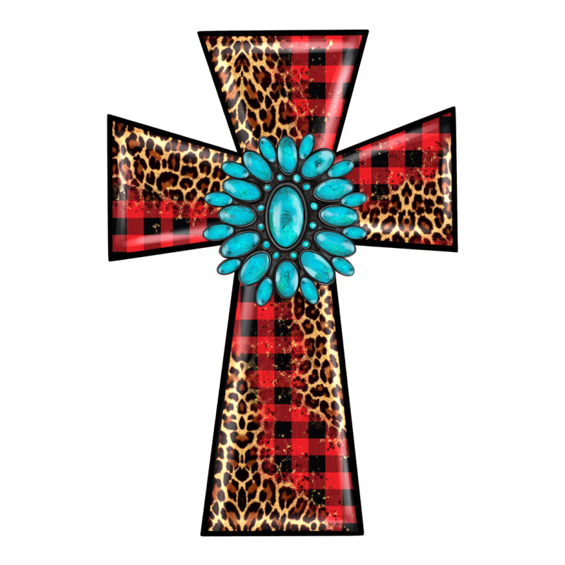 Christmas Cross Long Sleeve Tee by BarkalooDesign | Teevron