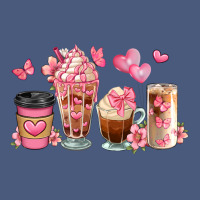 Floral Coffee Cups Vintage Hoodie | Teevron