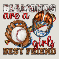 Diamonds Are A Girls Best Friend Baseball Heavy Core Tee | Teevron