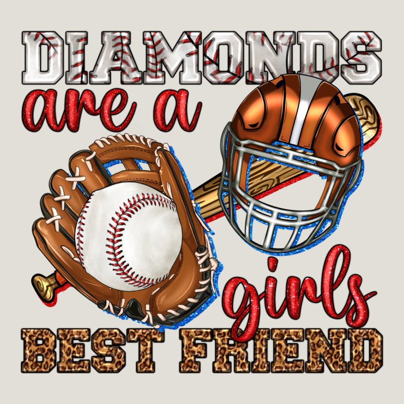 Diamonds Are A Girls Best Friend Baseball Heavy Core Tee by texasbilliewilder | Teevron