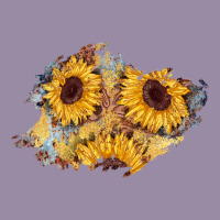 Sunflower Glitter Leather Patch Classic Tee | Teevron