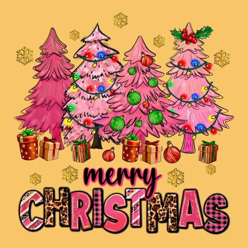 Pink Christmas Trees Vintage Hoodie by AdoDesignShop | Teevron