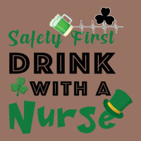 Safety First Drink With A Nurse Premium Hoodie | Teevron