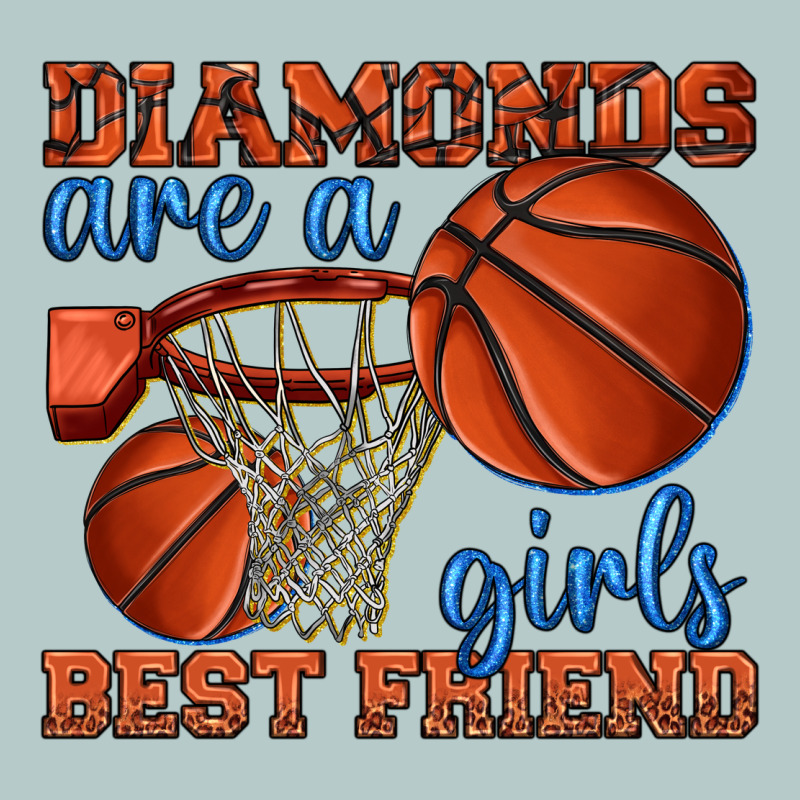Diamonds Are A Girls Best Friend Basketball Heavy Core Tee by texasbilliewilder | Teevron