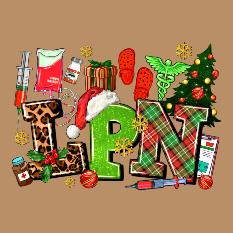 Lpn Christmas Nurse With Vintage Hoodie by AdoDesignShop | Teevron