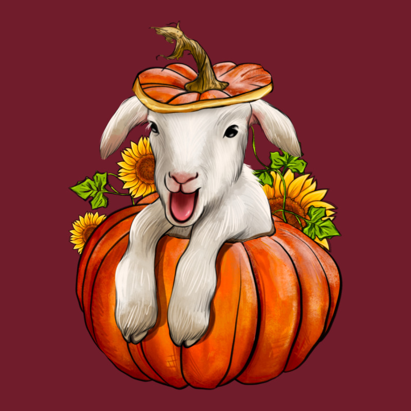 Fall Pumpkin Lamb Nancy Cooper Zipper Hoodie by NancyCooperArtShop | Teevron