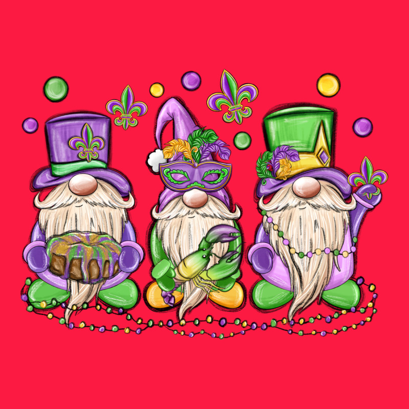 Mardi Gras Gnomes Zipper Hoodie by MaliasSmallBusiness | Teevron