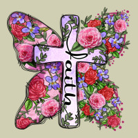 Faith Butterfly Cross Heavy Core Tee | Teevron