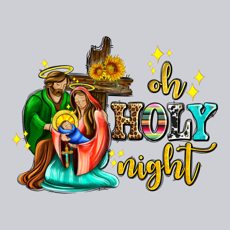 Oh Holy Night With Sunflower And Cross Heavyweight Sweatshirt by AdoDesignShop | Teevron