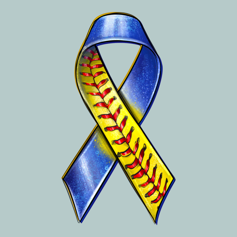 Down Syndrome Ribbon Softball Heavy Core Tee by texasbilliewilder | Teevron