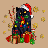 Black Cat Meowy Christmas Vintage Hoodie | Teevron